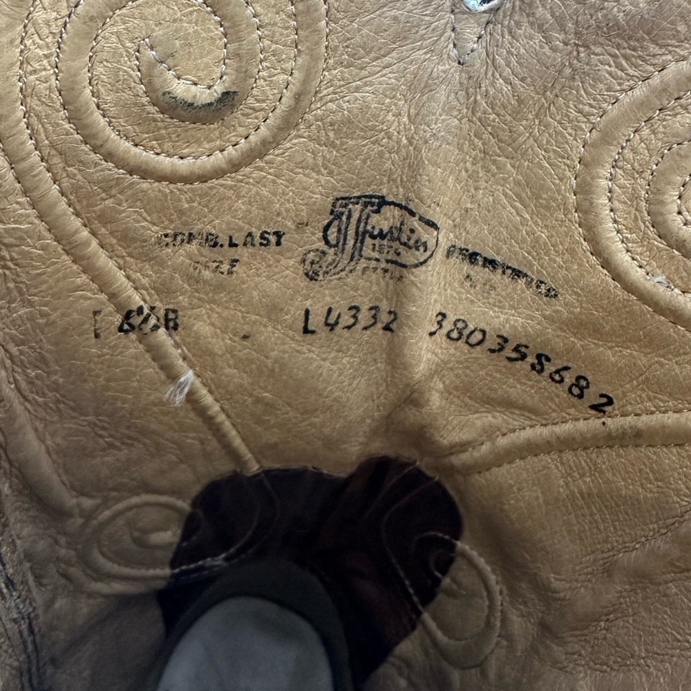 Justin Boots Women's Tan Damiana L4332 Western Cowgirl Wedding Event Festival - Picture 7 of 12